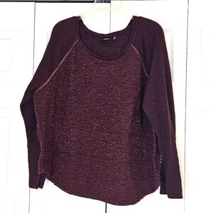 Burgundy Long Sleeve Sweater